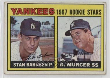 1967 Topps - [Base] #93 - 1967 Rookie Stars - Stan Bahnsen, Bobby Murcer [Good to VG‑EX]