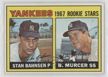 1967 Topps - [Base] #93 - 1967 Rookie Stars - Stan Bahnsen, Bobby Murcer [Poor to Fair]