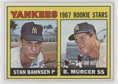 1967 Topps - [Base] #93 - 1967 Rookie Stars - Stan Bahnsen, Bobby Murcer [Good to VG‑EX]