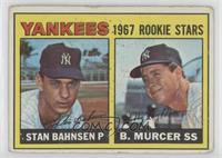 1967 Rookie Stars - Stan Bahnsen, Bobby Murcer [Poor to Fair]