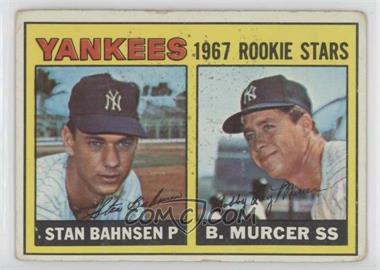 1967 Topps - [Base] #93 - 1967 Rookie Stars - Stan Bahnsen, Bobby Murcer [Poor to Fair]