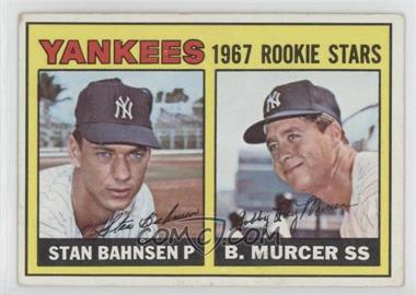 1967 Topps - [Base] #93 - 1967 Rookie Stars - Stan Bahnsen, Bobby Murcer