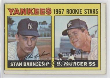 1967 Topps - [Base] #93 - 1967 Rookie Stars - Stan Bahnsen, Bobby Murcer