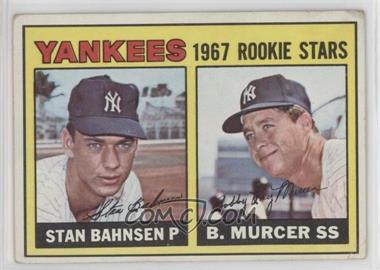1967 Topps - [Base] #93 - 1967 Rookie Stars - Stan Bahnsen, Bobby Murcer [Good to VG‑EX]