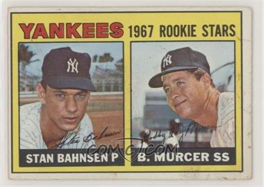 1967 Topps - [Base] #93 - 1967 Rookie Stars - Stan Bahnsen, Bobby Murcer [Good to VG‑EX]
