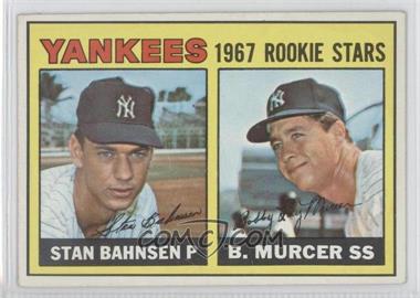 1967 Topps - [Base] #93 - 1967 Rookie Stars - Stan Bahnsen, Bobby Murcer [Noted]