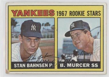 1967 Topps - [Base] #93 - 1967 Rookie Stars - Stan Bahnsen, Bobby Murcer