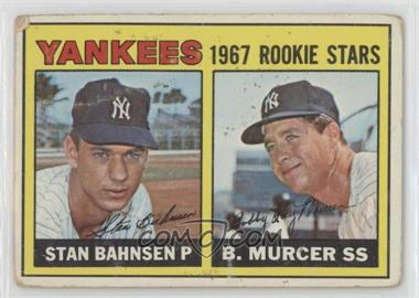 1967 Topps - [Base] #93 - 1967 Rookie Stars - Stan Bahnsen, Bobby Murcer [Poor to Fair]