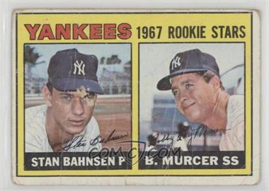 1967 Topps - [Base] #93 - 1967 Rookie Stars - Stan Bahnsen, Bobby Murcer [COMC RCR Poor]