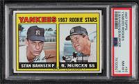 1967 Rookie Stars - Stan Bahnsen, Bobby Murcer [PSA 8 NM‑MT]