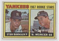 1967 Rookie Stars - Stan Bahnsen, Bobby Murcer [Poor to Fair]