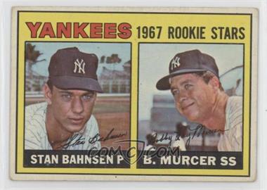 1967 Topps - [Base] #93 - 1967 Rookie Stars - Stan Bahnsen, Bobby Murcer [Poor to Fair]