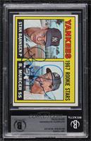 1967 Rookie Stars - Stan Bahnsen, Bobby Murcer [BAS BGS Authentic]