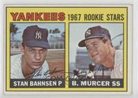 1967 Rookie Stars - Stan Bahnsen, Bobby Murcer [Good to VG‑EX]