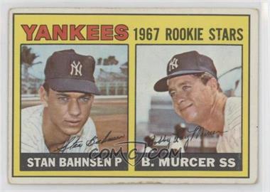 1967 Topps - [Base] #93 - 1967 Rookie Stars - Stan Bahnsen, Bobby Murcer [Good to VG‑EX]