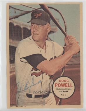 1967 Topps - Poster Inserts #1 - Boog Powell [Good to VG‑EX]