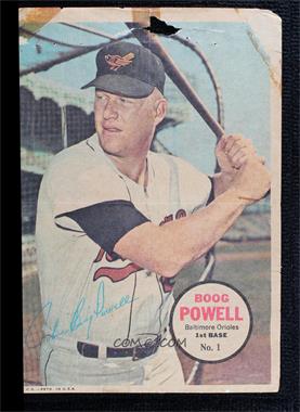 1967 Topps - Poster Inserts #1 - Boog Powell [Poor to Fair]