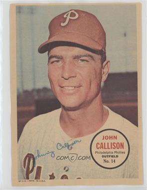 1967 Topps - Poster Inserts #14 - Johnny Callison [Good to VG‑EX]