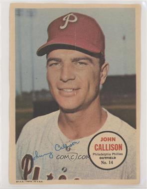 1967 Topps - Poster Inserts #14 - Johnny Callison [Good to VG‑EX]