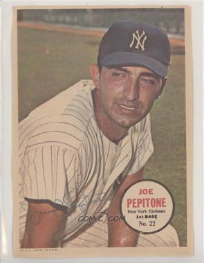 1967 Topps - Poster Inserts #22 - Joe Pepitone [Good to VG‑EX]