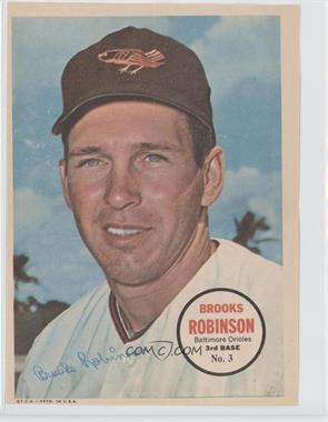 1967 Topps - Poster Inserts #3 - Brooks Robinson