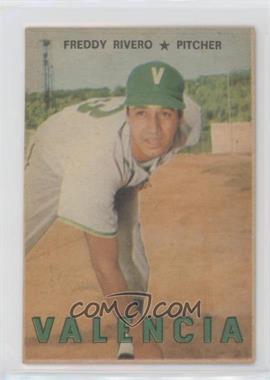 1967 Topps Venezuelan - [Base] #110 - Freddy Rivero