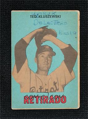 1967 Topps Venezuelan - [Base] #183 - Ted Kluszewski [Poor to Fair]