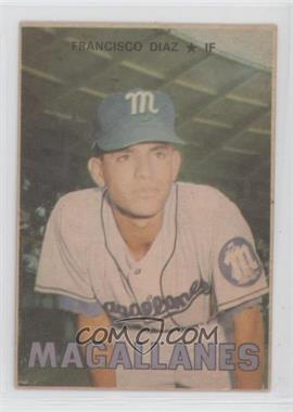 1967 Topps Venezuelan - [Base] #44 - Francisco Diaz