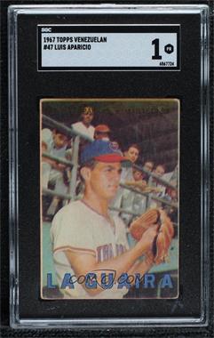 1967 Topps Venezuelan - [Base] #47 - Luis Aparicio [SGC 1 PR]