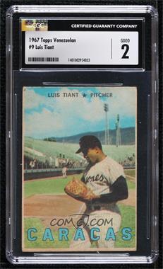 1967 Topps Venezuelan - [Base] #9 - Luis Tiant [CGC 2 Good]