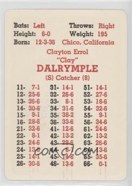 1968 APBA Baseball 1967 Season - [Base] #_CLDA - Clay Dalrymple