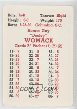 1968 APBA Baseball 1967 Season - [Base] #_DOWO - Dooley Womack [Poor to Fair]