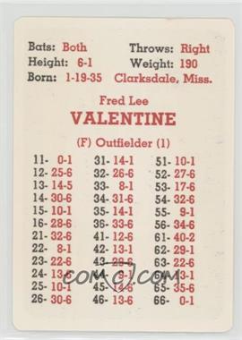 1968 APBA Baseball 1967 Season - [Base] #_FRVA - Fred Valentine