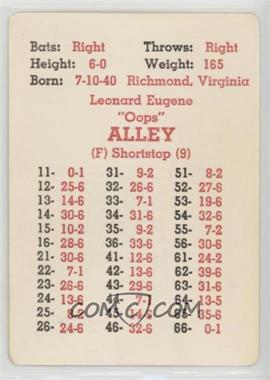 1968 APBA Baseball 1967 Season - [Base] #_GEAL - Gene Alley