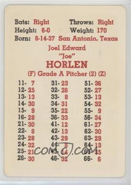 1968 APBA Baseball 1967 Season - [Base] #_JOHO.1 - Joel Horlen