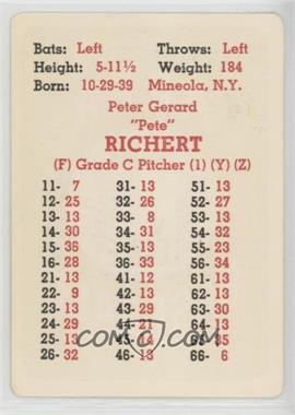1968 APBA Baseball 1967 Season - [Base] #_PERI - Pete Richert