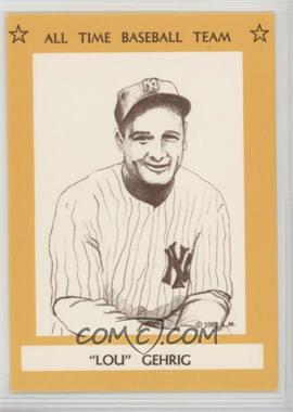 1968 Sports Memorabilia All Time Baseball Team - [Base] #12 - Lou Gehrig [Good to VG‑EX]