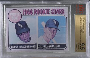 1968 Topps - [Base] - Proof Sheet Blank Back Singles #142.3 - Buddy Bradford, Bill Voss (Cyan. Black, Magenta Proof) [BVG 9.5 GEM MINT]