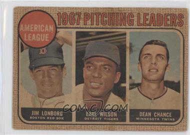 1968 Topps - [Base] - Venezuelan #10 - League Leaders - Jim Lonborg, Earl Wilson, Dean Chance
