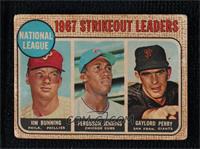 League Leaders - Jim Bunning, Ferguson Jenkins, Gaylord Perry [Poor to&nbs…