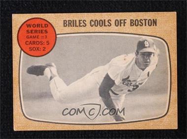 1968 Topps - [Base] - Venezuelan #153 - World Series - Game #3 - Briles Cools Off Boston [Poor to Fair]
