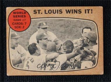 1968 Topps - [Base] - Venezuelan #157 - World Series - Game #7 - St. Louis Wins It! [Good to VG‑EX]