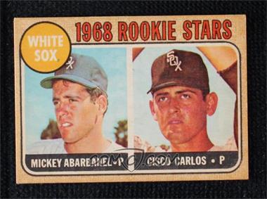 1968 Topps - [Base] - Venezuelan #287 - 1968 Rookie Stars - Mickey Abarbanel, Cisco Carlos