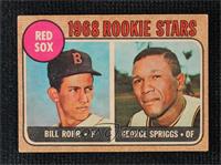 1968 Rookie Stars - Bill Rohr, George Spriggs [Poor to Fair]