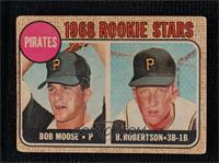 1968 Rookie Stars - Bob Moose, Bob Robertson [Poor to Fair]