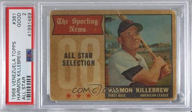 1968 Topps - [Base] - Venezuelan #361 - Sporting News All-Stars - Harmon Killebrew [PSA 2 GOOD]