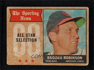 1968 Topps - [Base] - Venezuelan #365 - Sporting News All-Stars - Brooks Robinson [Poor to Fair]