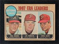 League Leaders - Phil Niekro, Jim Bunning, Chris Short [Poor to Fair]