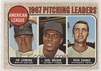 League Leaders - Jim Lonborg, Earl Wilson, Dean Chance (