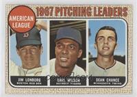 League Leaders - Jim Lonborg, Earl Wilson, Dean Chance (